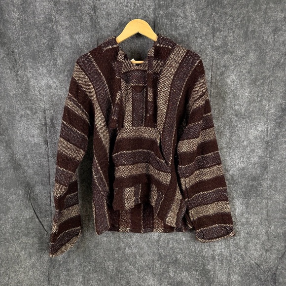 Striped Brown and Tan Sweater - Picture 2 of 7